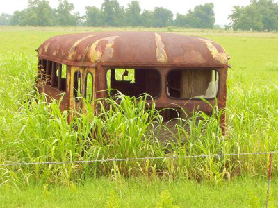 old rusty car